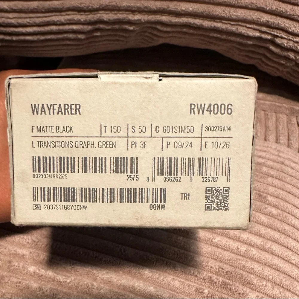 Ray-Ban Black Glasses with Brown Case